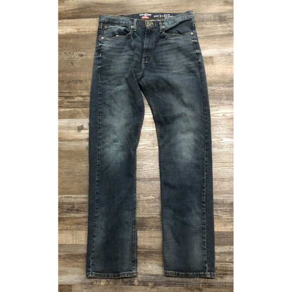 Levi's Denizen 232 Slim Straight Fit Mens 34x34 Blue Jeans - Picture 1 of 6